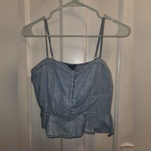 Denim Crop Top